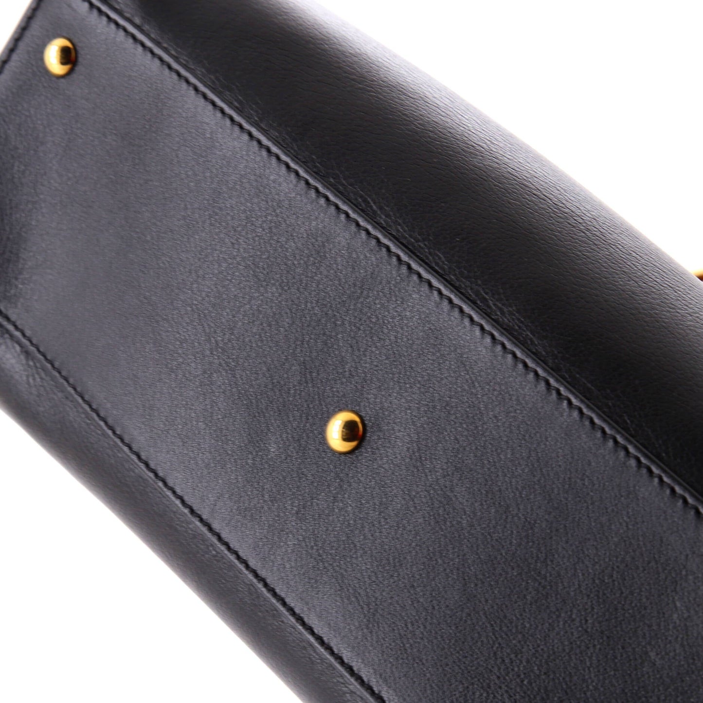 Diana NM Bamboo Handle Tote Leather Small