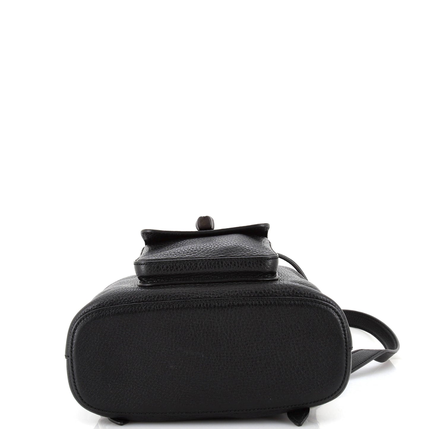 Bamboo Tassel Backpack Leather Mini