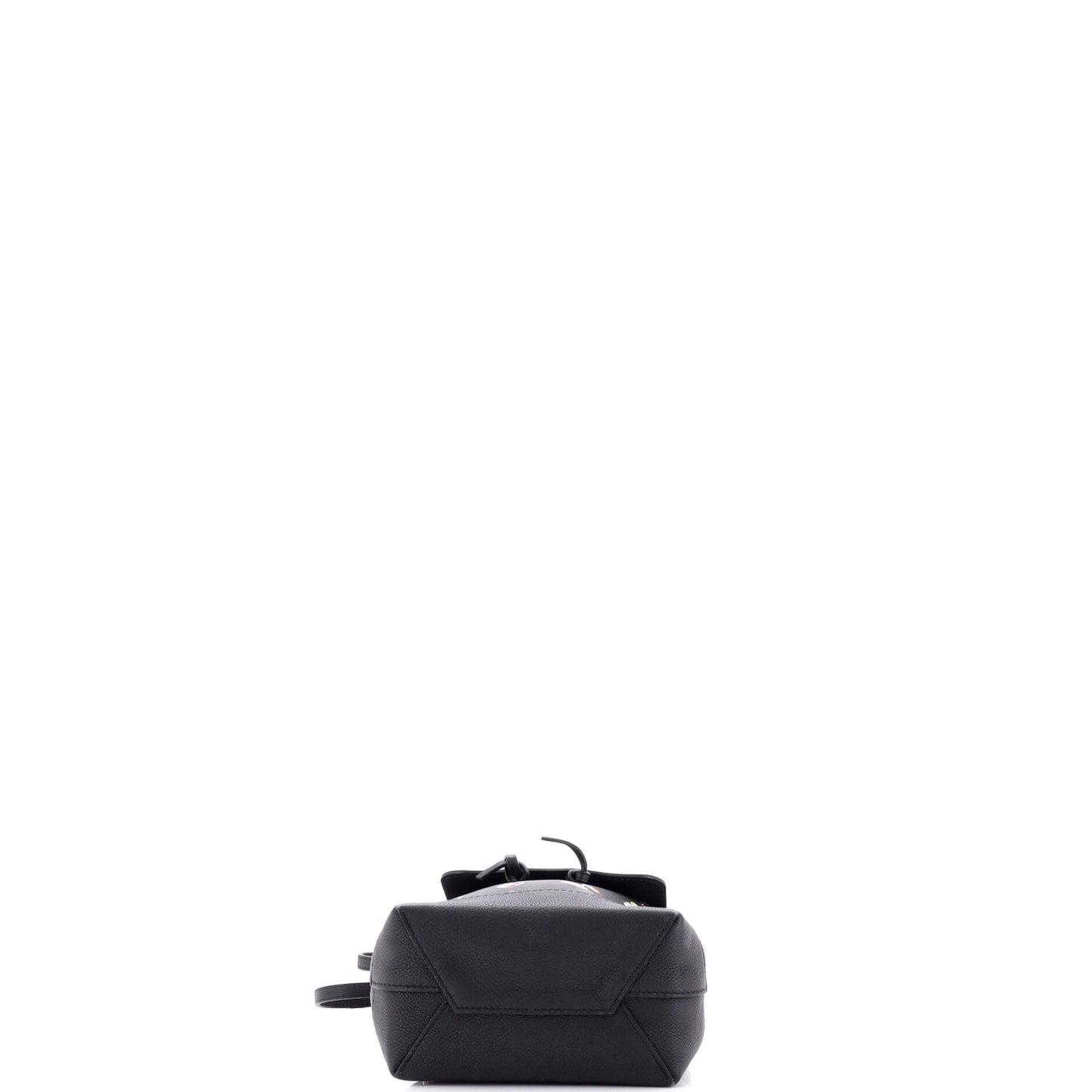 Lockme Backpack Floral Printed Leather Mini