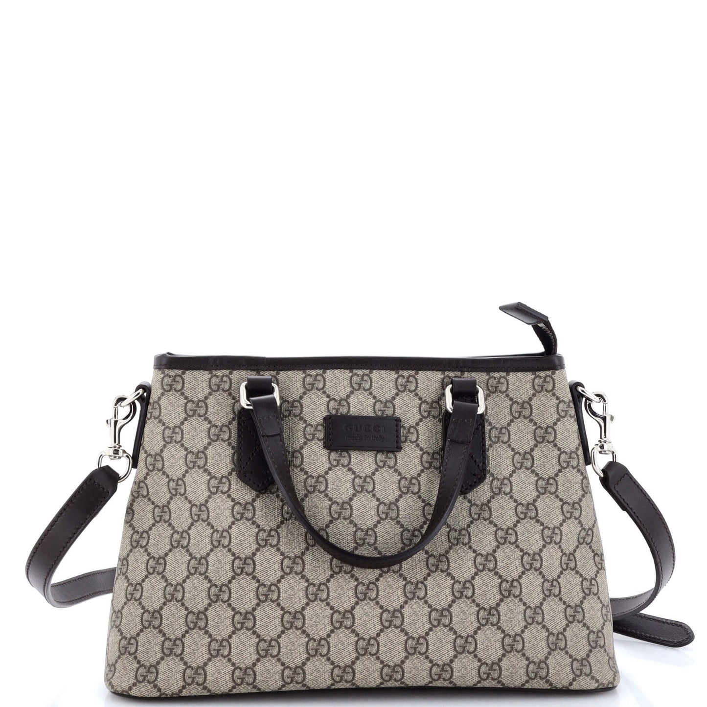 Convertible Zip Tote GG Coated Canvas Small