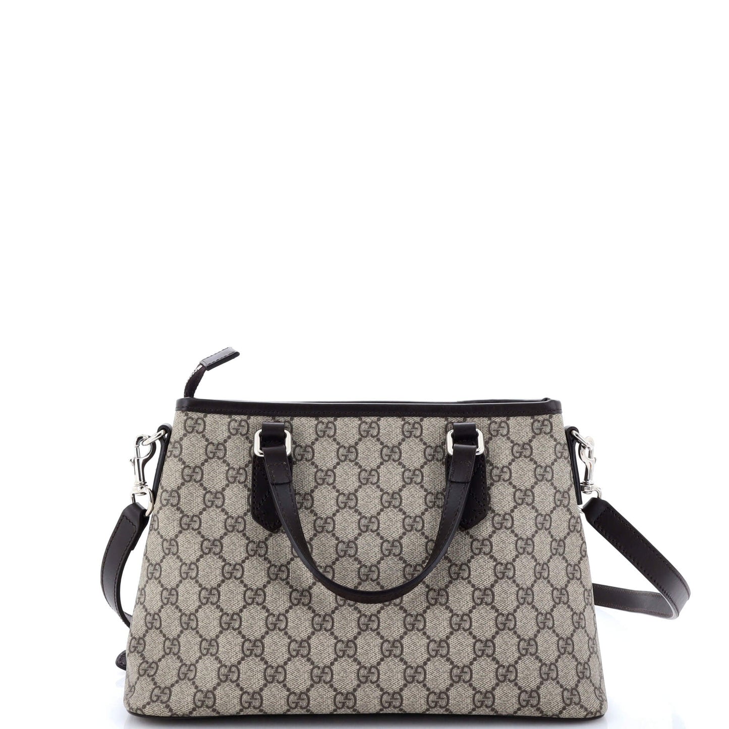 Convertible Zip Tote GG Coated Canvas Small