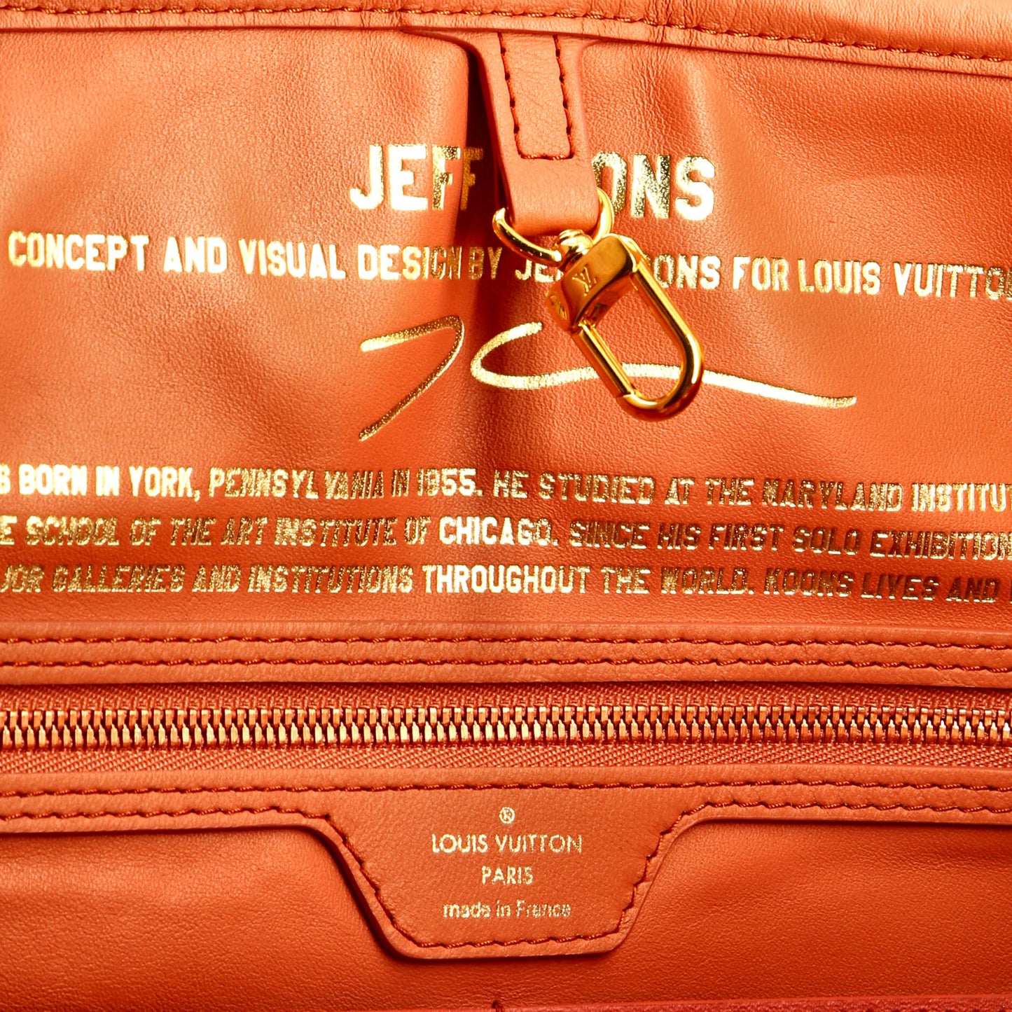 Neverfull NM Tote Limited Edition Jeff Koons Boucher Print Canvas MM