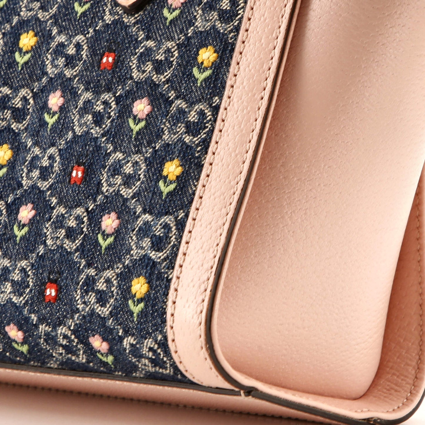 Ophidia Top Handle Tote Printed GG Denim Small