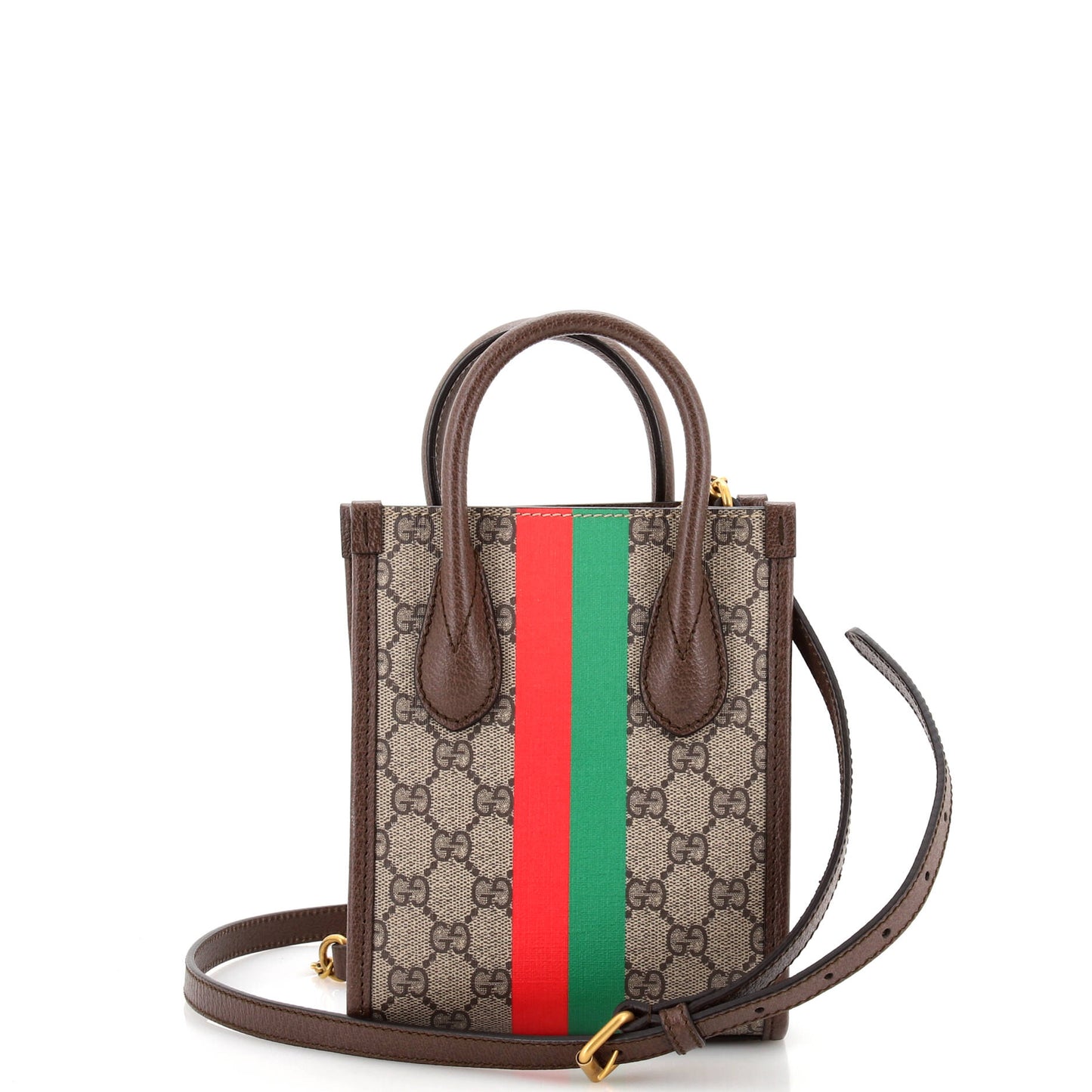 Interlocking G Patch Tote Printed GG Coated Canvas Mini