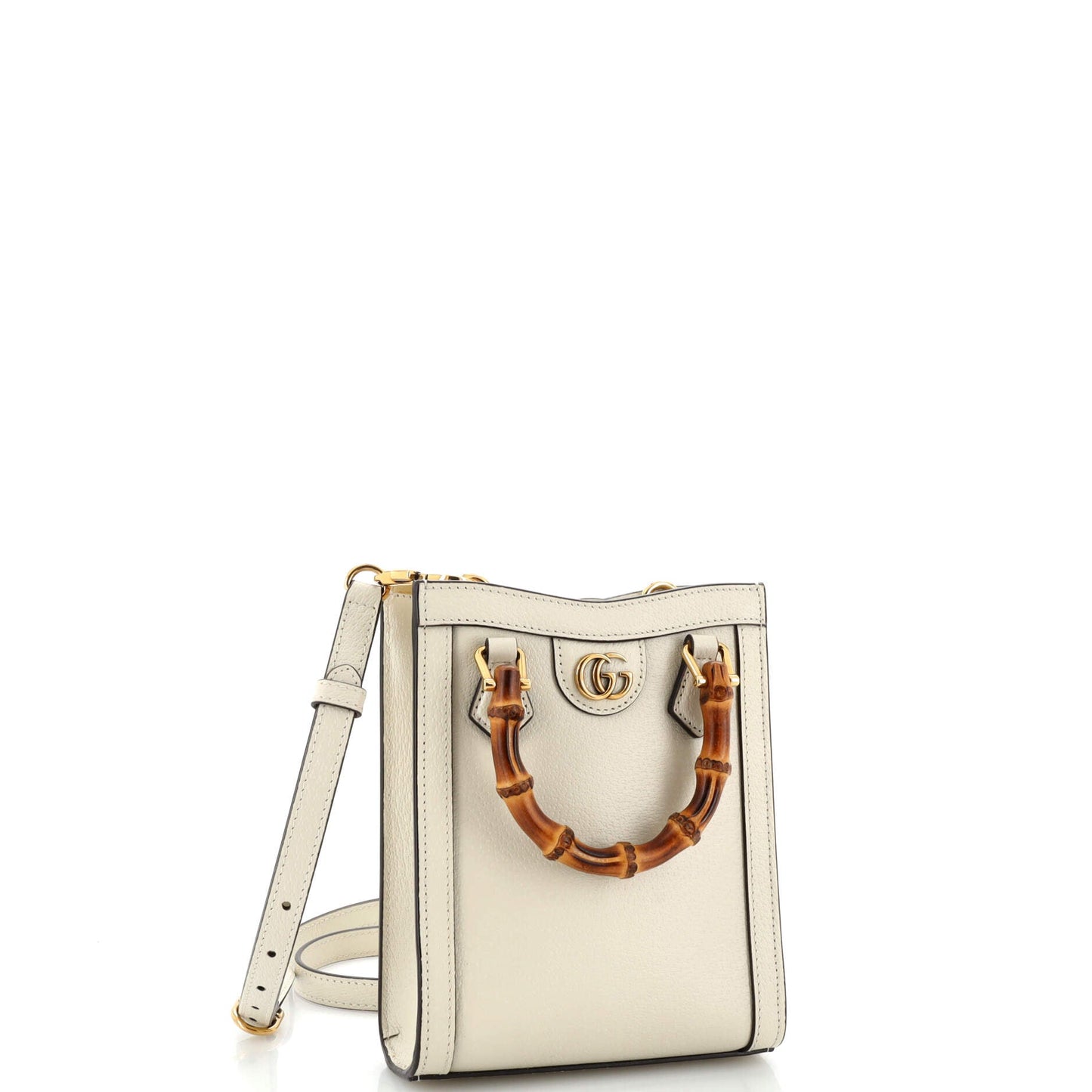 Diana Vertical Tote Leather Mini