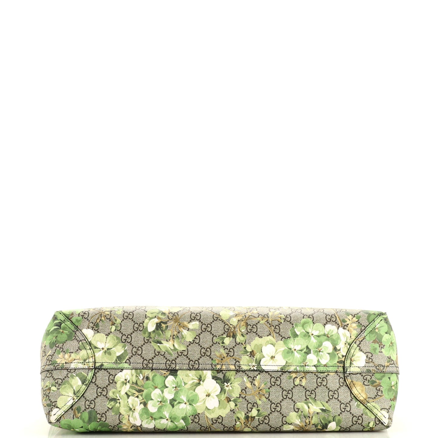 Reversible Tote Blooms GG Print Leather Large