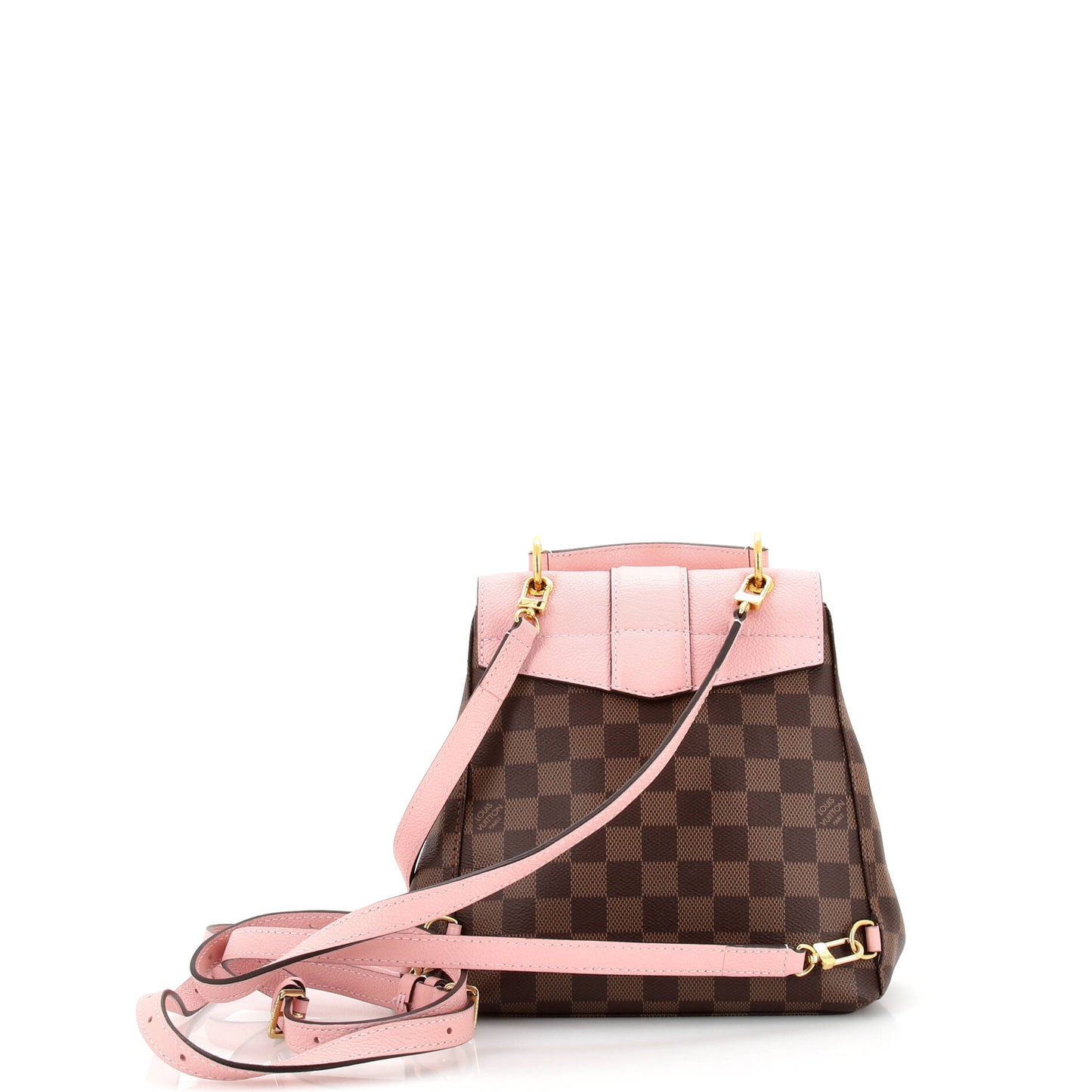 Clapton Backpack Damier and Leather