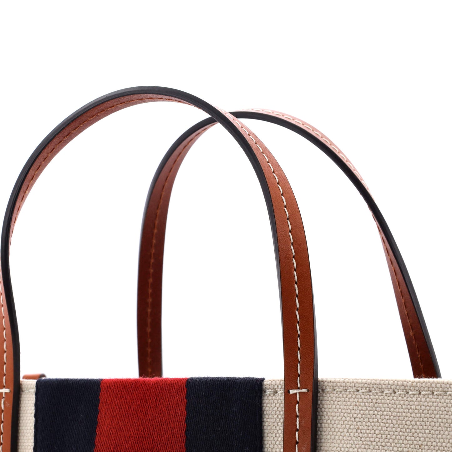 Interlocking G Web Tote Canvas Small