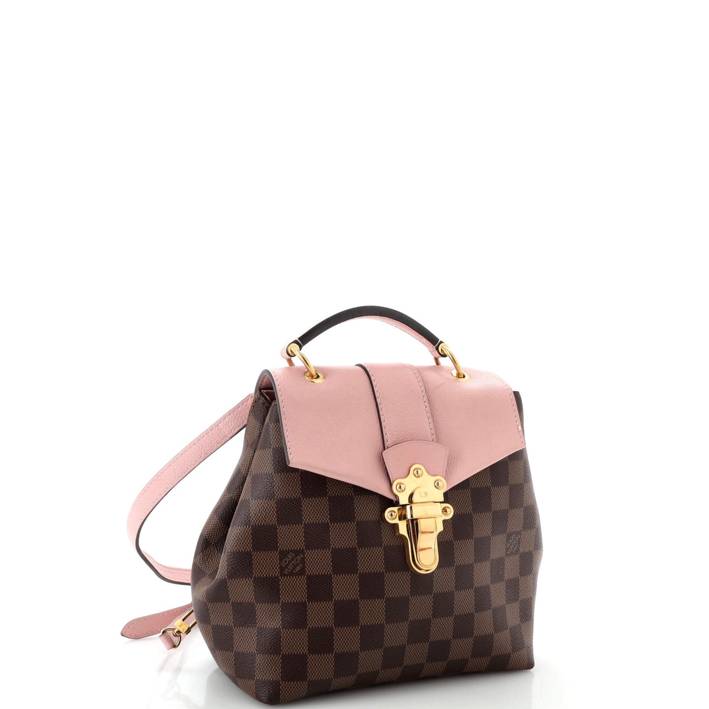 Clapton Backpack Damier and Leather