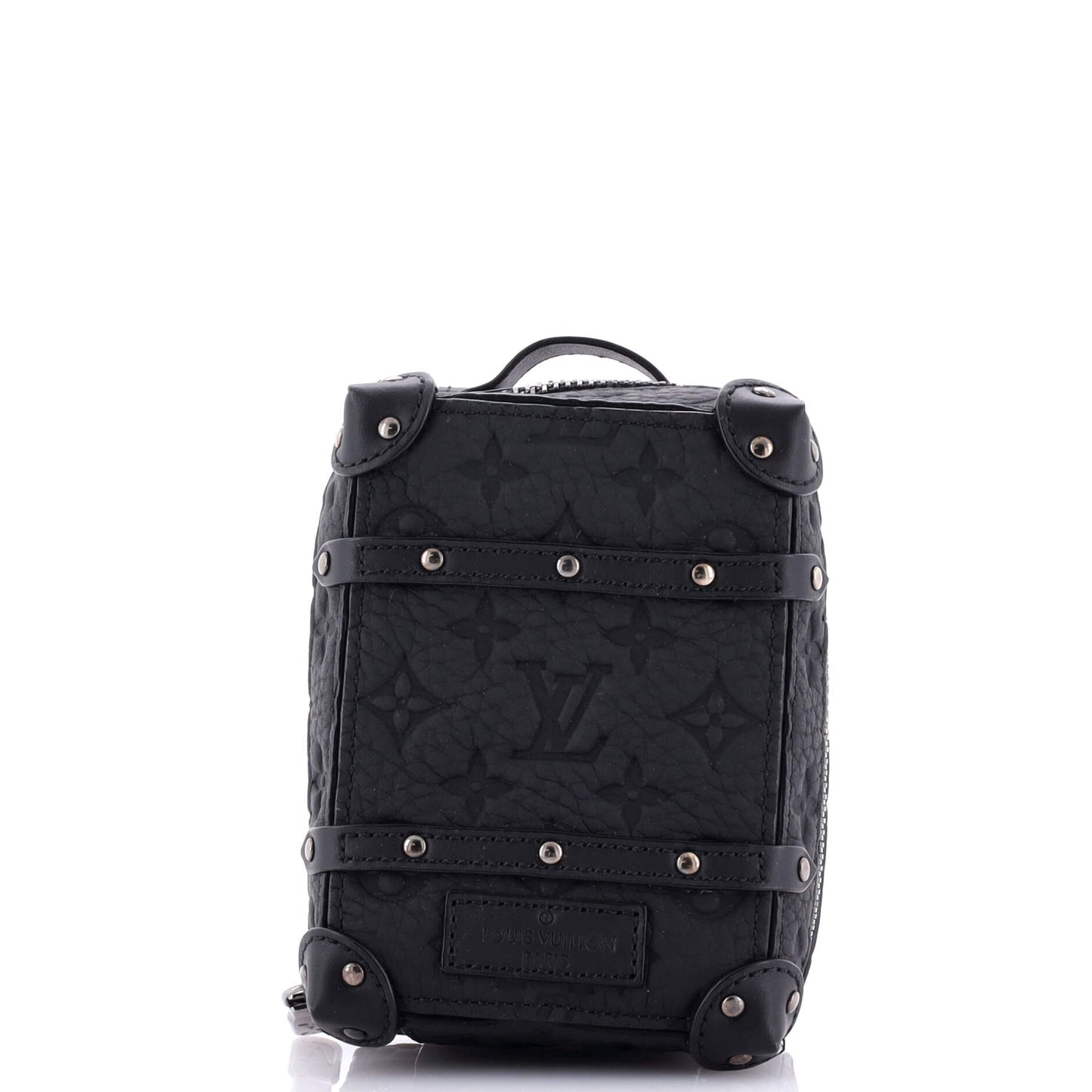 Soft Trunk Backpack Bag Charm and Key Holder Monogram Taurillon Leather