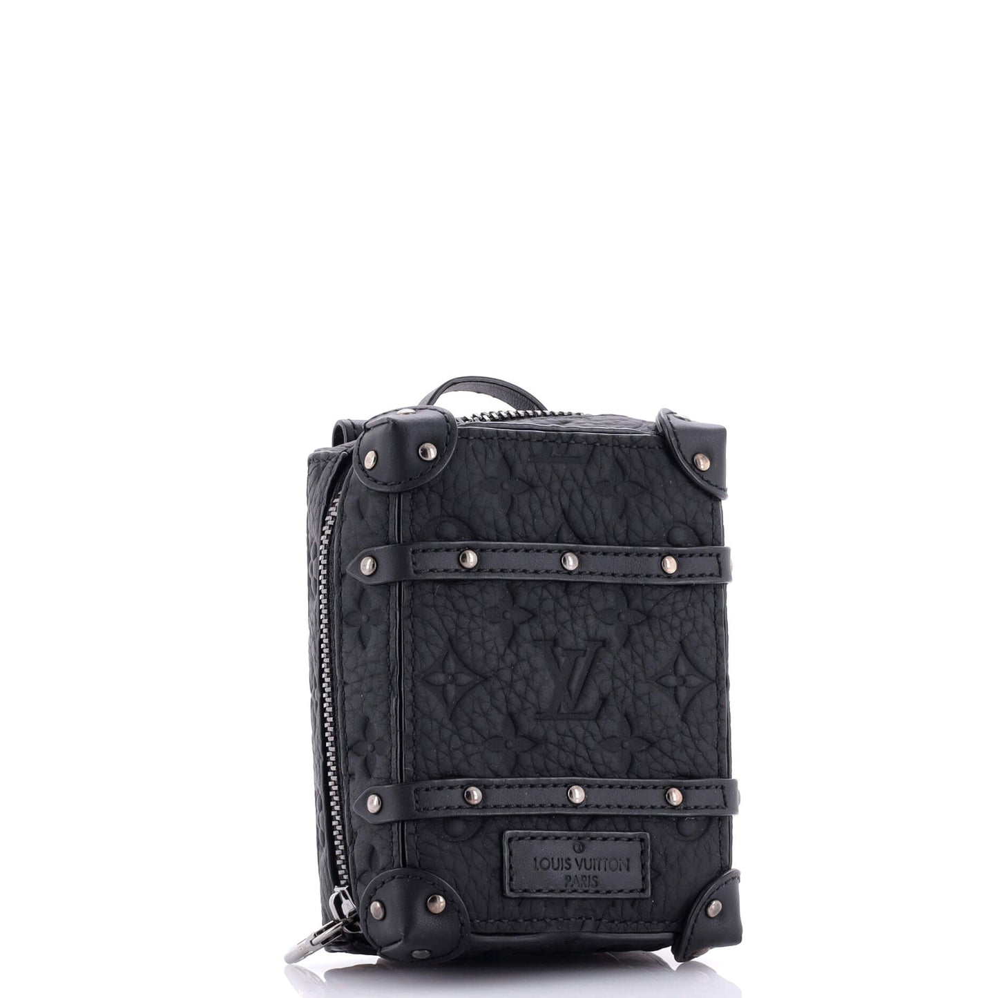 Soft Trunk Backpack Bag Charm and Key Holder Monogram Taurillon Leather