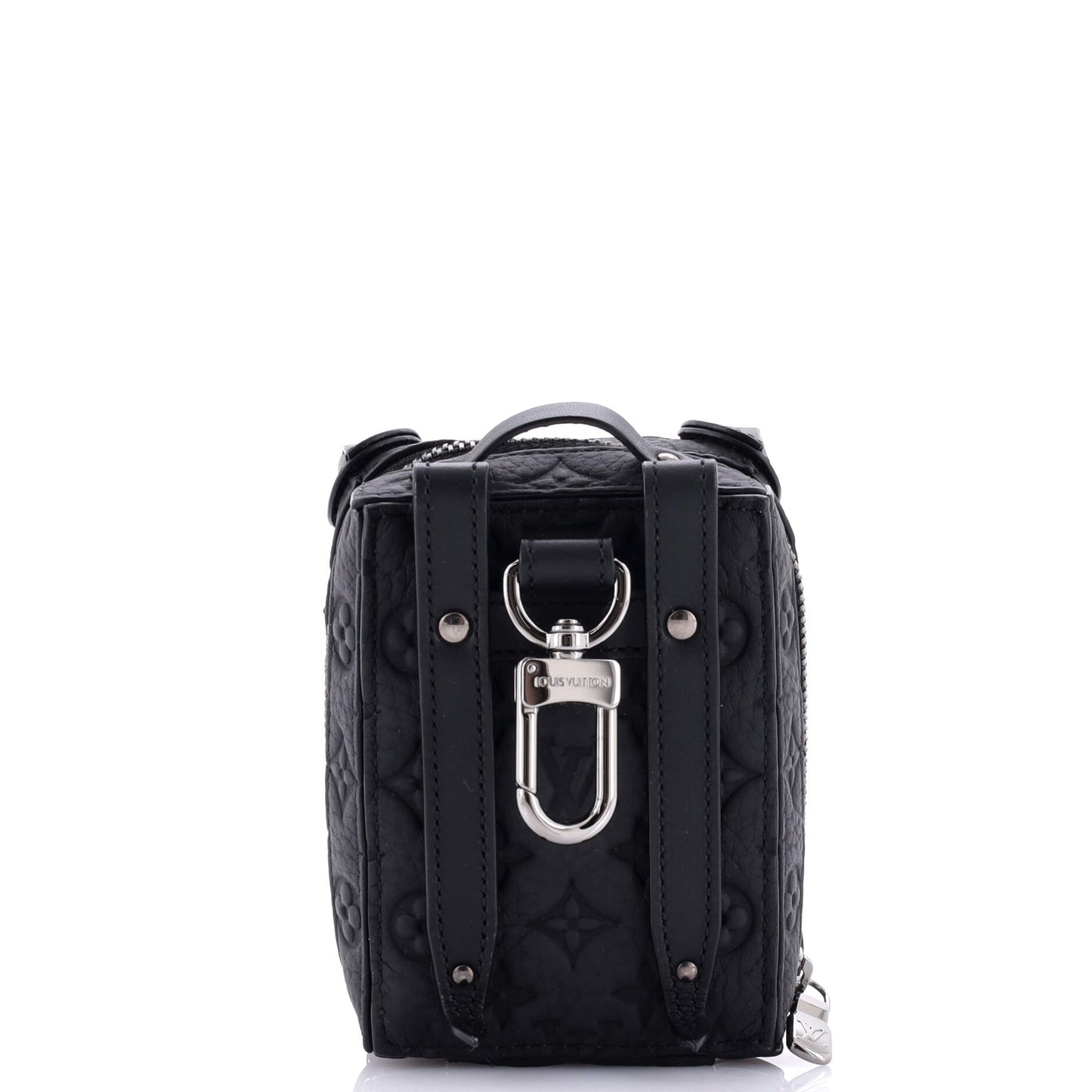 Soft Trunk Backpack Bag Charm and Key Holder Monogram Taurillon Leather