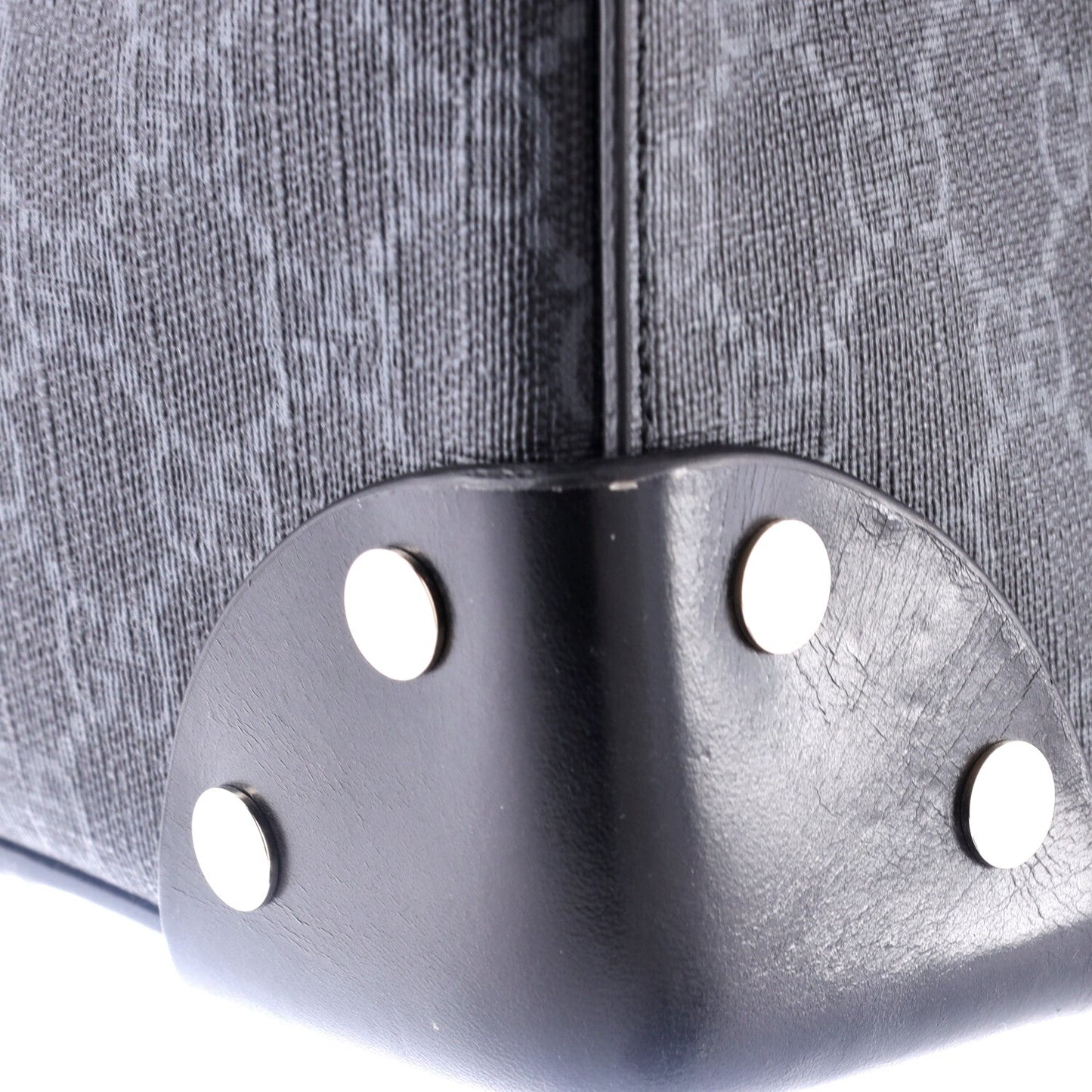 Buckle Travel Tote GG Coated Canvas with Leather Large