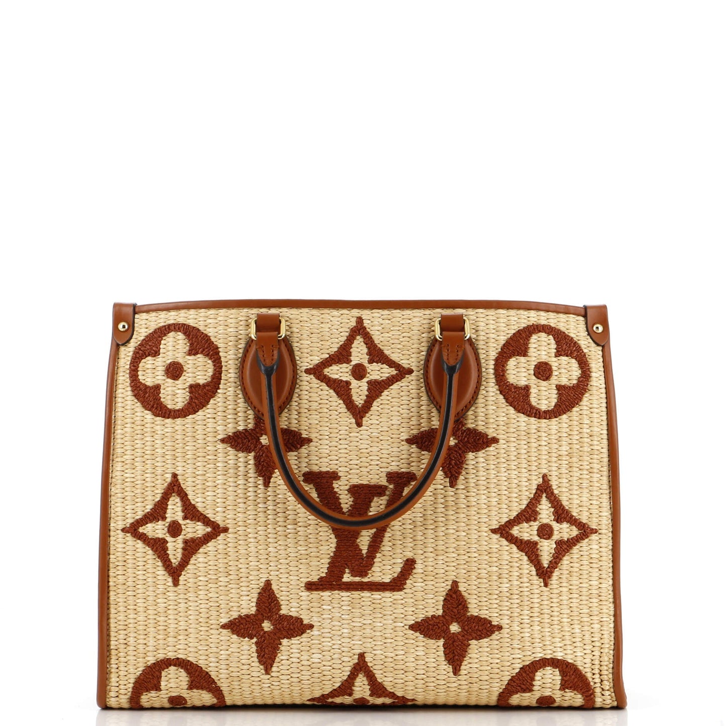 OnTheGo Tote Monogram Giant Raffia MM