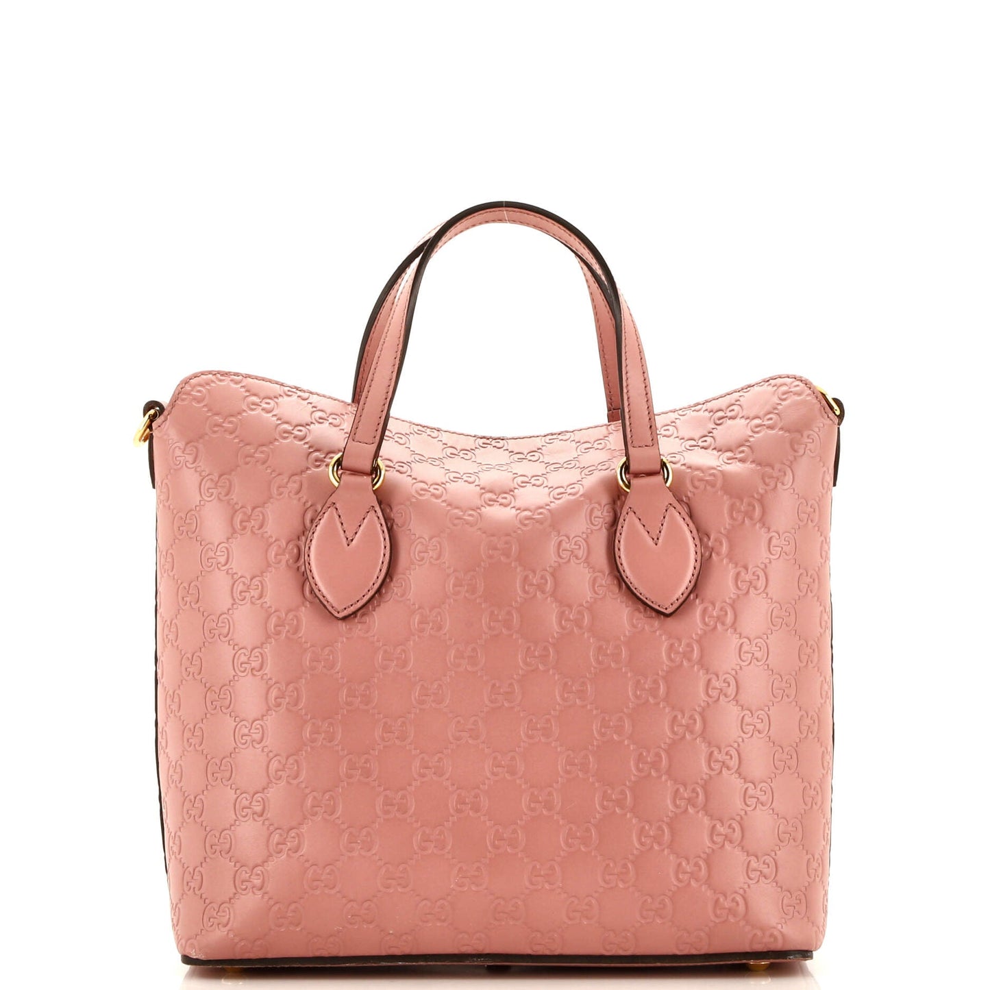 Signature Fold Over Tote Guccissima Leather Medium