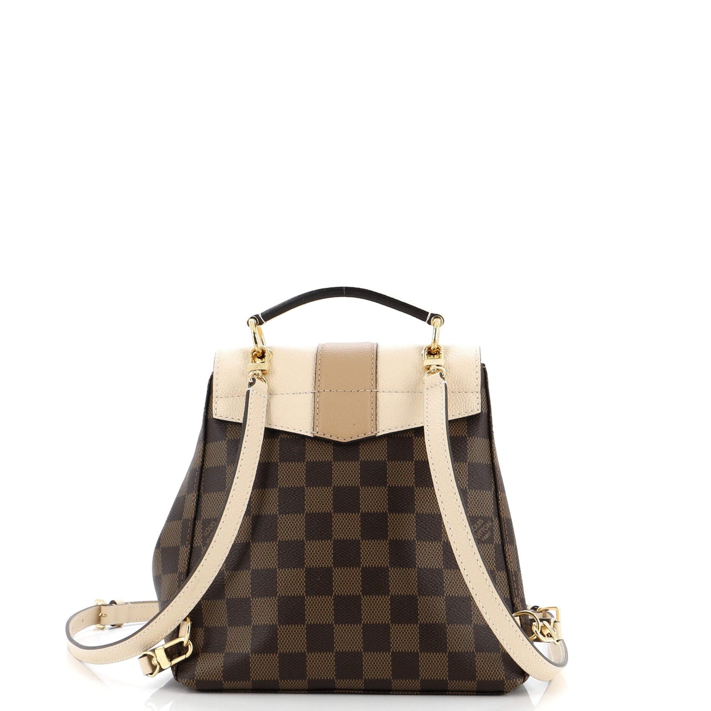 Clapton Backpack Damier and Leather