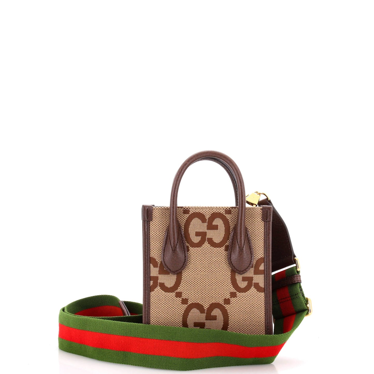 Vertical Tote Jumbo GG Canvas Mini