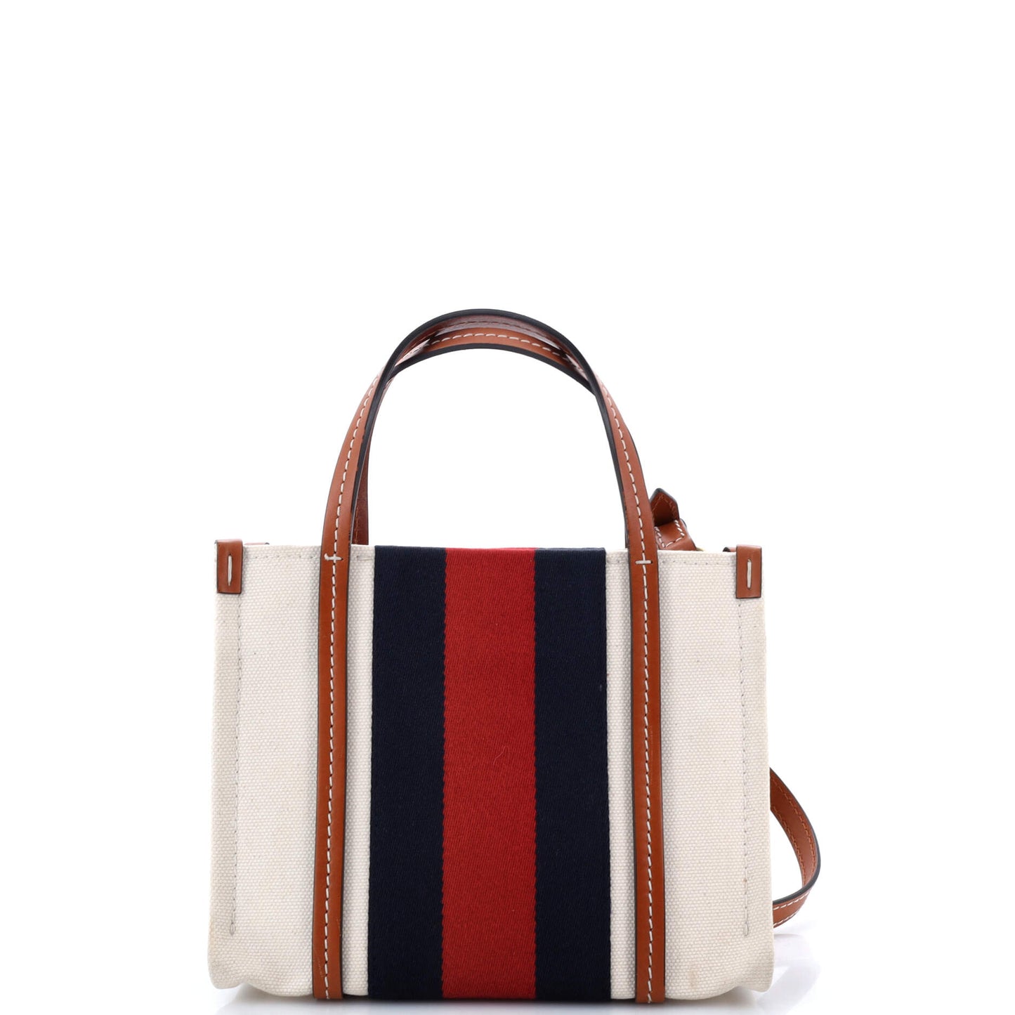 Interlocking G Web Tote Canvas Small