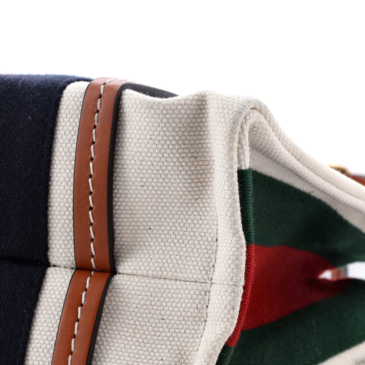 Interlocking G Web Tote Canvas Small