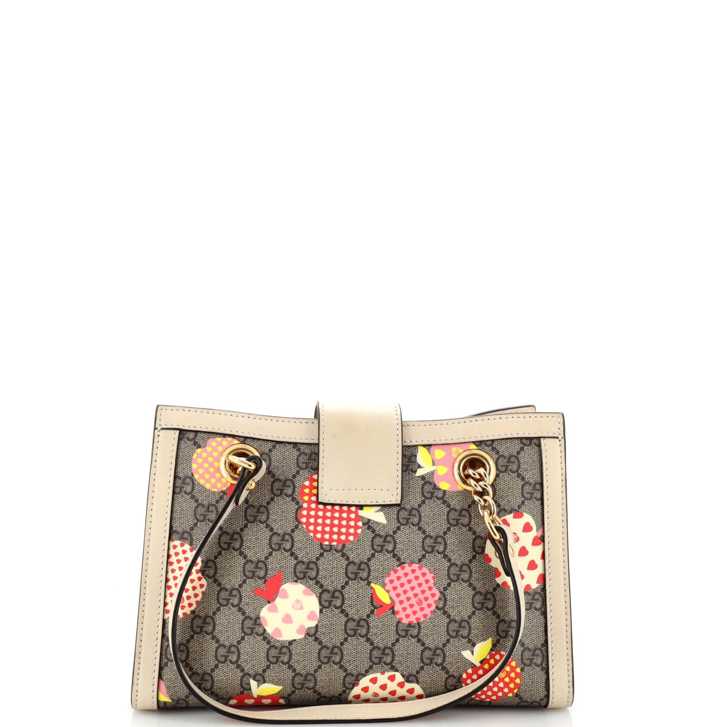 Padlock Chain Tote Printed GG Coated Canvas Small