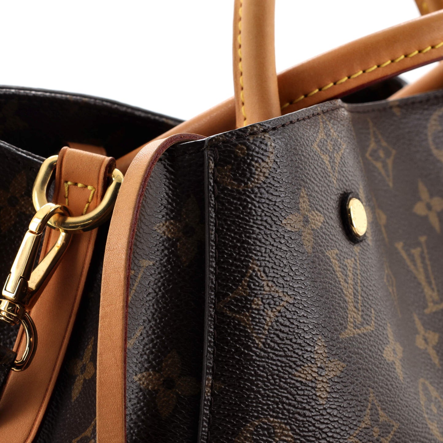 Montaigne Handbag Monogram Canvas MM