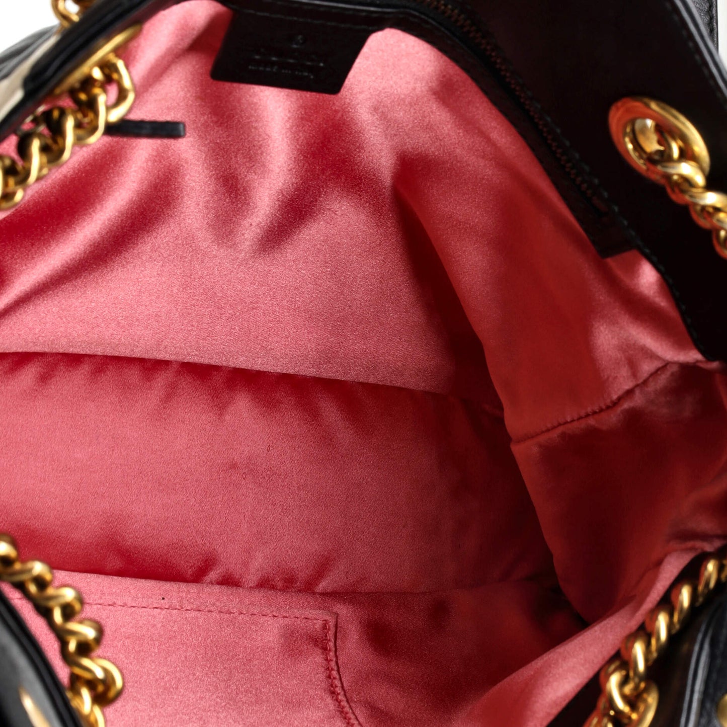 GG Marmont Chain Tote Matelasse Leather Medium