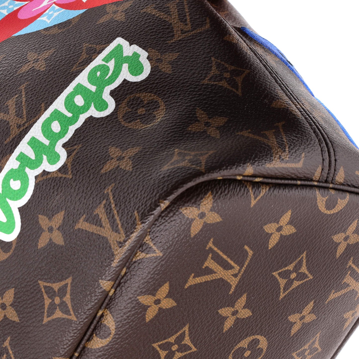 Neverfull NM Tote Limited Edition Patches Monogram Canvas MM