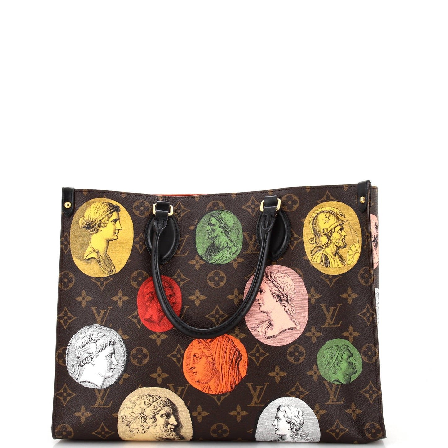 OnTheGo Tote Limited Edition Fornasetti Cameo Monogram Canvas MM