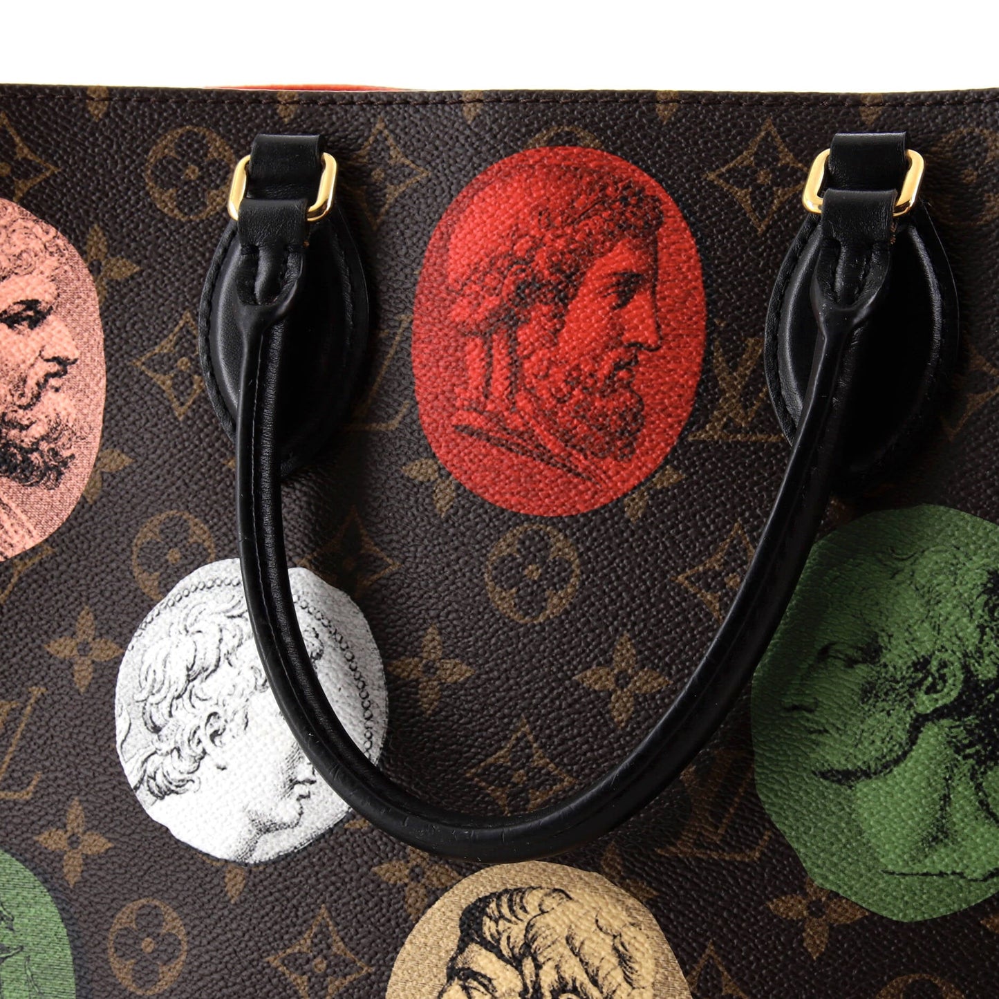 OnTheGo Tote Limited Edition Fornasetti Cameo Monogram Canvas MM