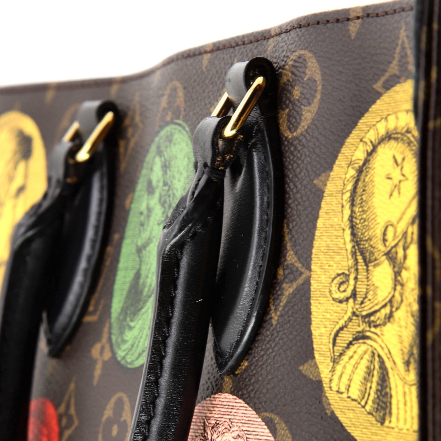 OnTheGo Tote Limited Edition Fornasetti Cameo Monogram Canvas MM