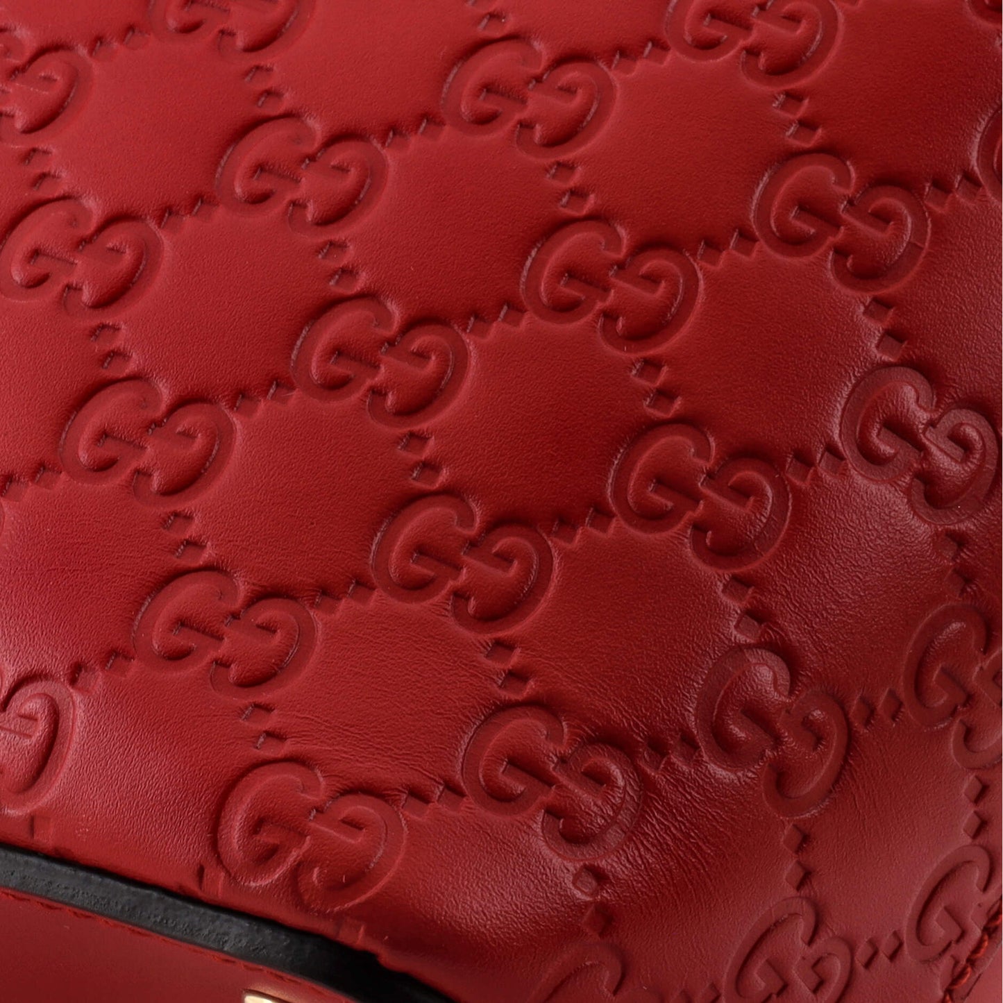 Signature Fold Over Tote Guccissima Leather Medium