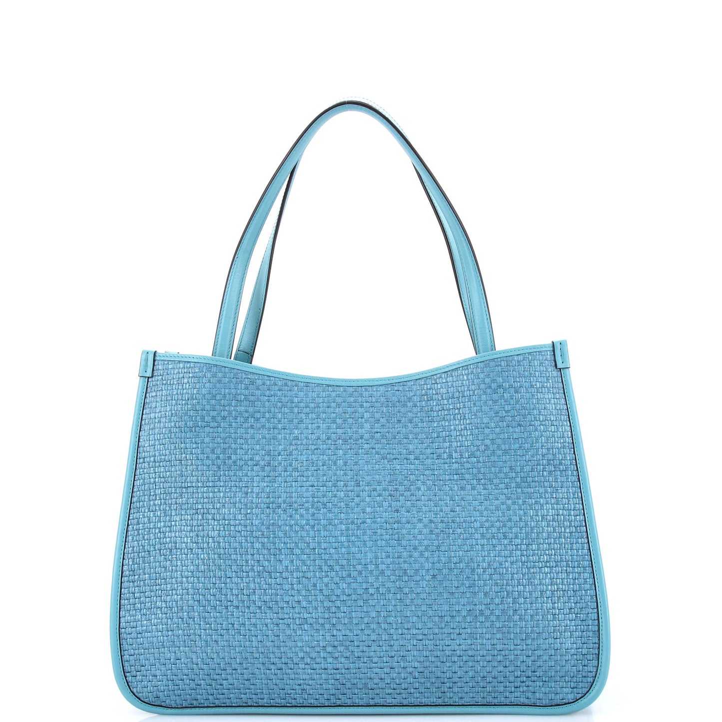 Horsebit 1955 Tote Raffia and Leather Medium