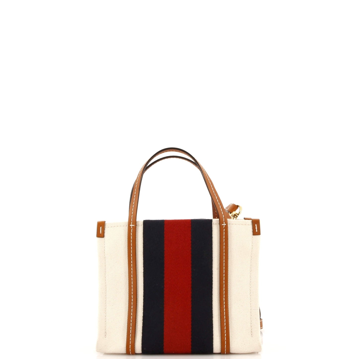 Interlocking G Web Tote Canvas Small