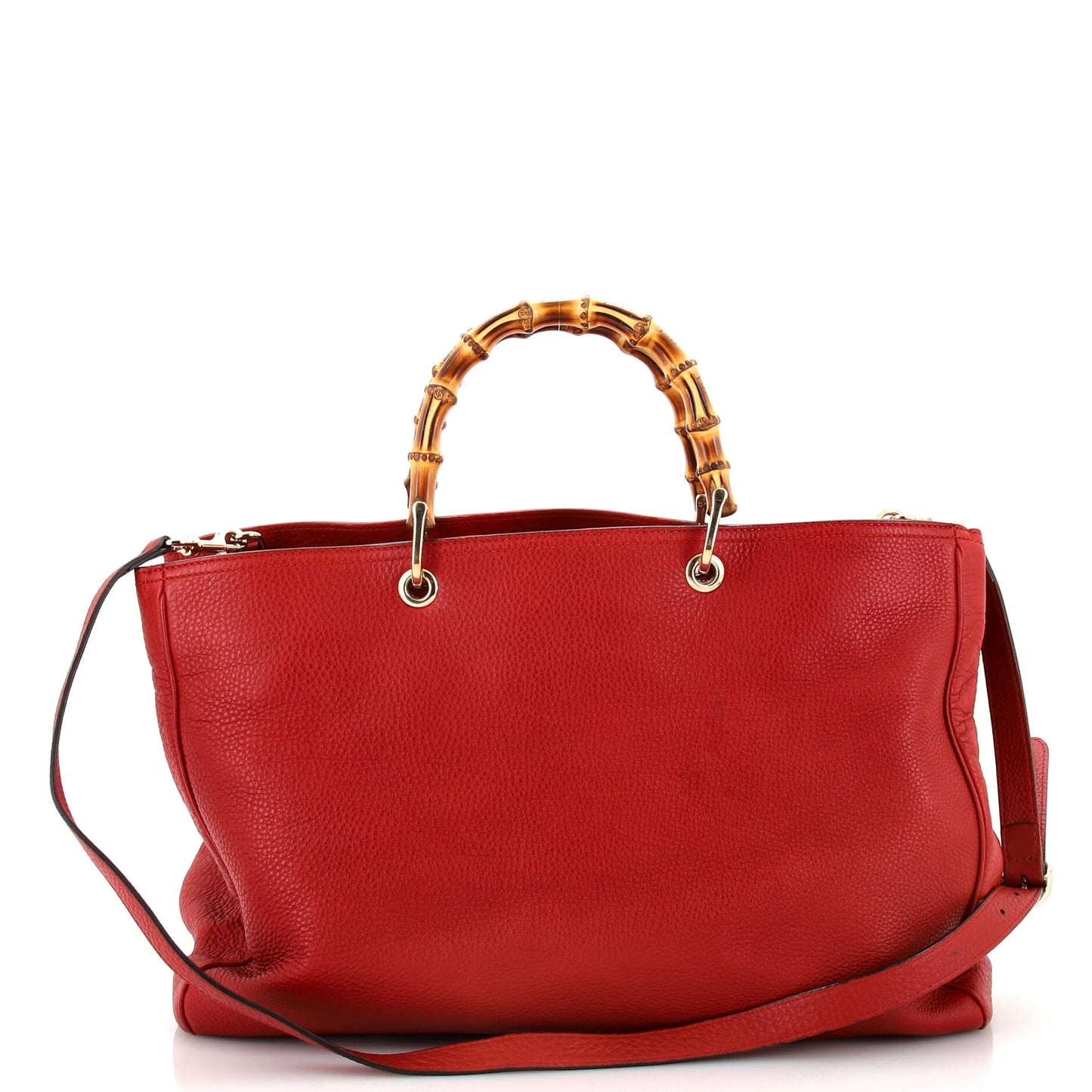 Bamboo Shopper Tote Leather Large