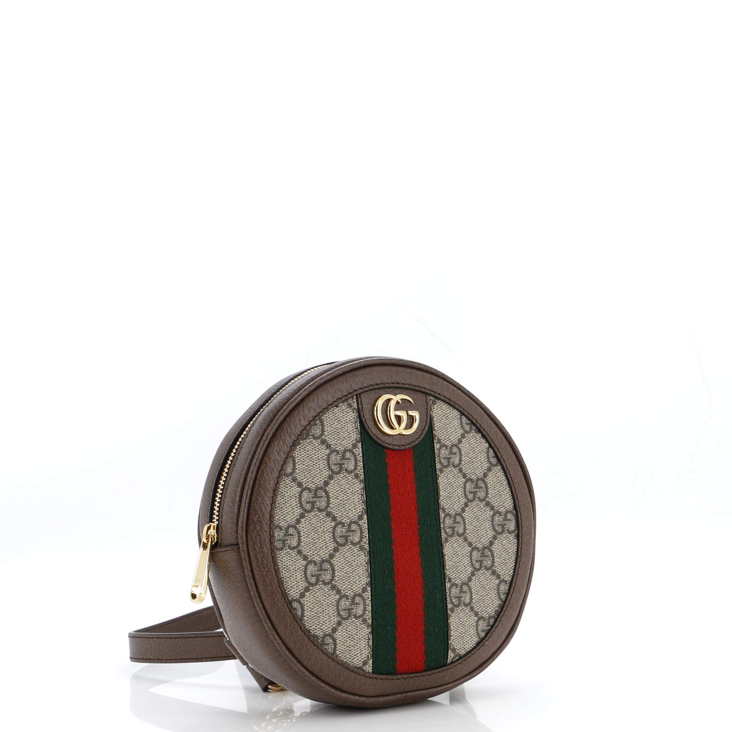 Ophidia Round Backpack GG Coated Canvas Mini
