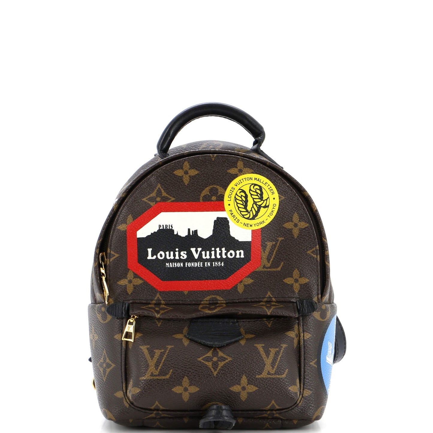 Palm Springs Backpack Limited Edition World Tour Monogram Canvas Mini
