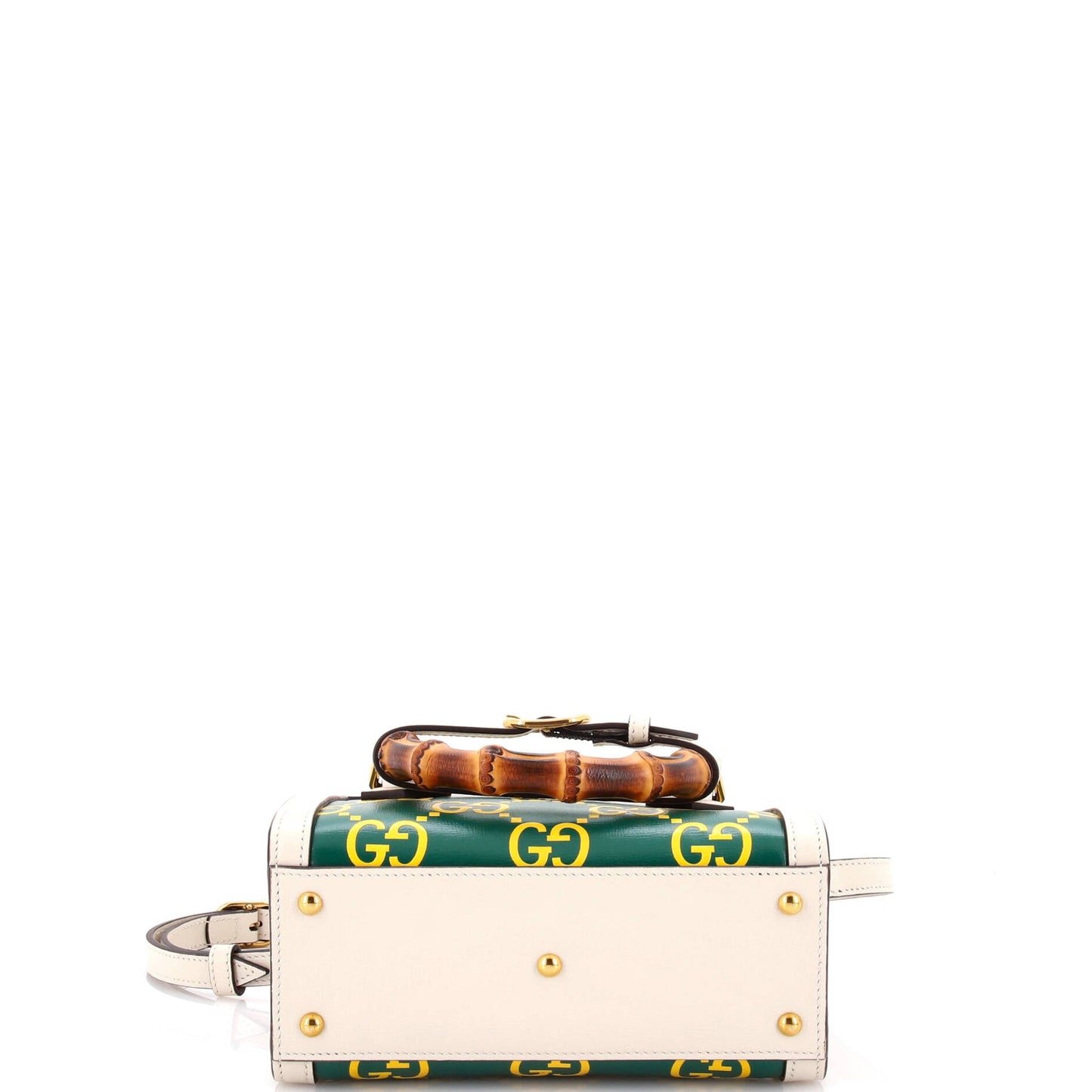 Diana NM Bamboo Handle Tote GG Printed Leather Mini