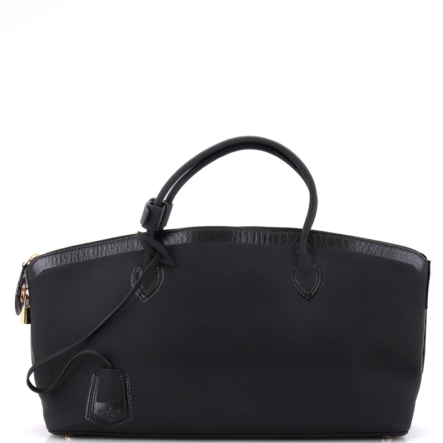 Obsession Lockit Handbag Rubberized Calfskin East West