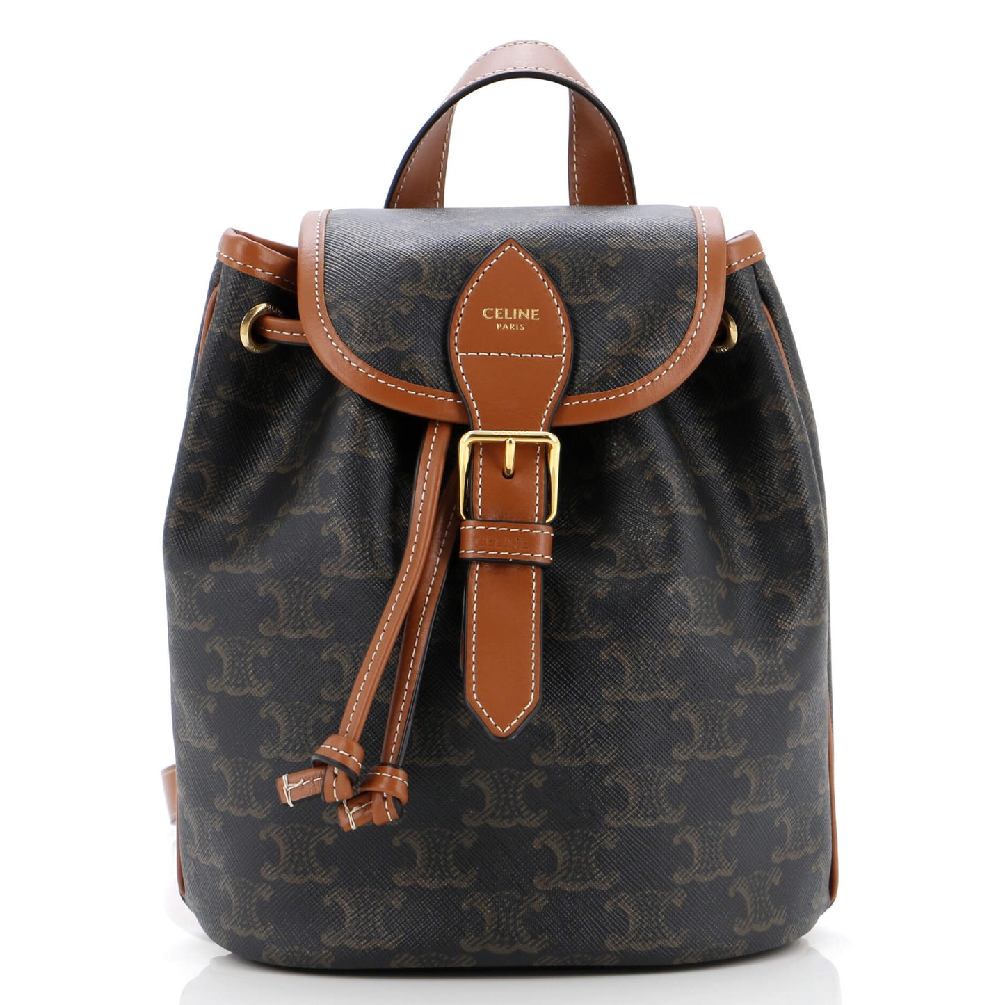 Folco Backpack Triomphe Coated Canvas Mini