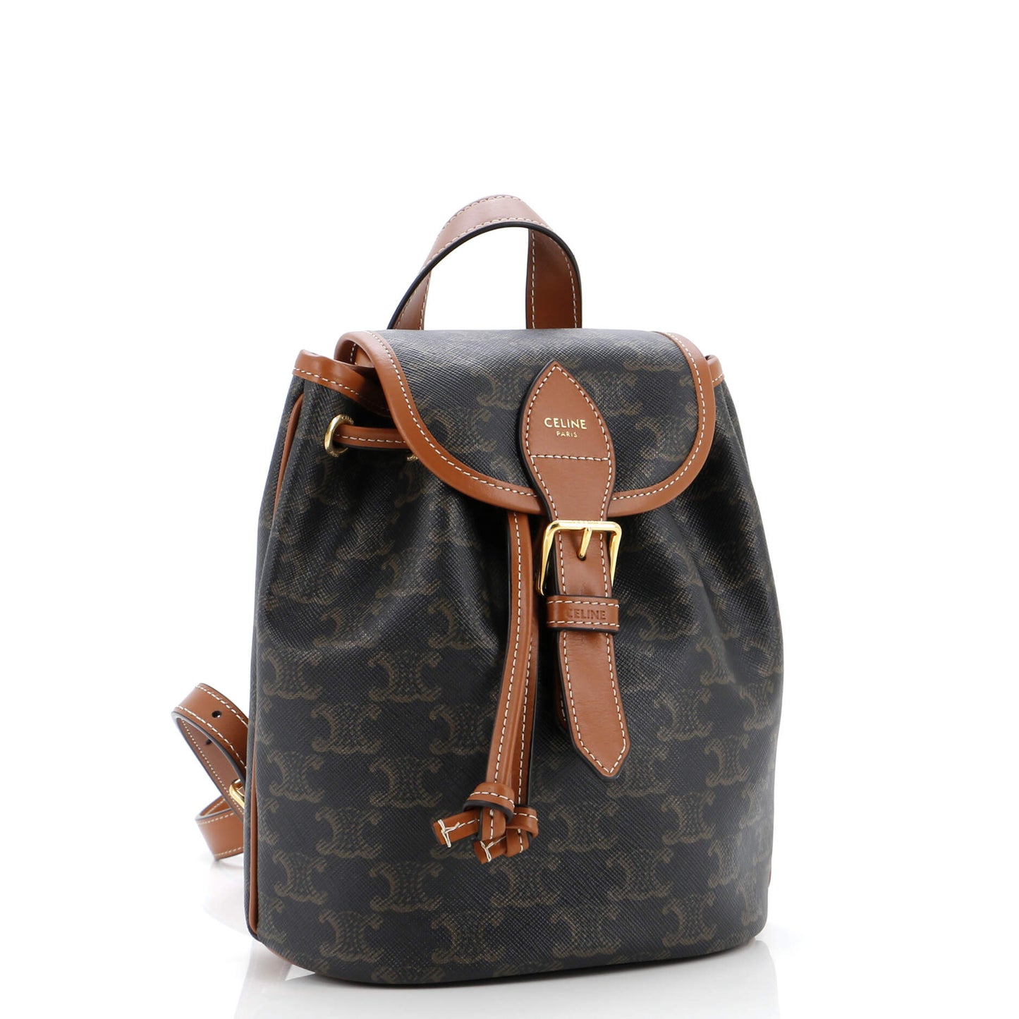 Folco Backpack Triomphe Coated Canvas Mini