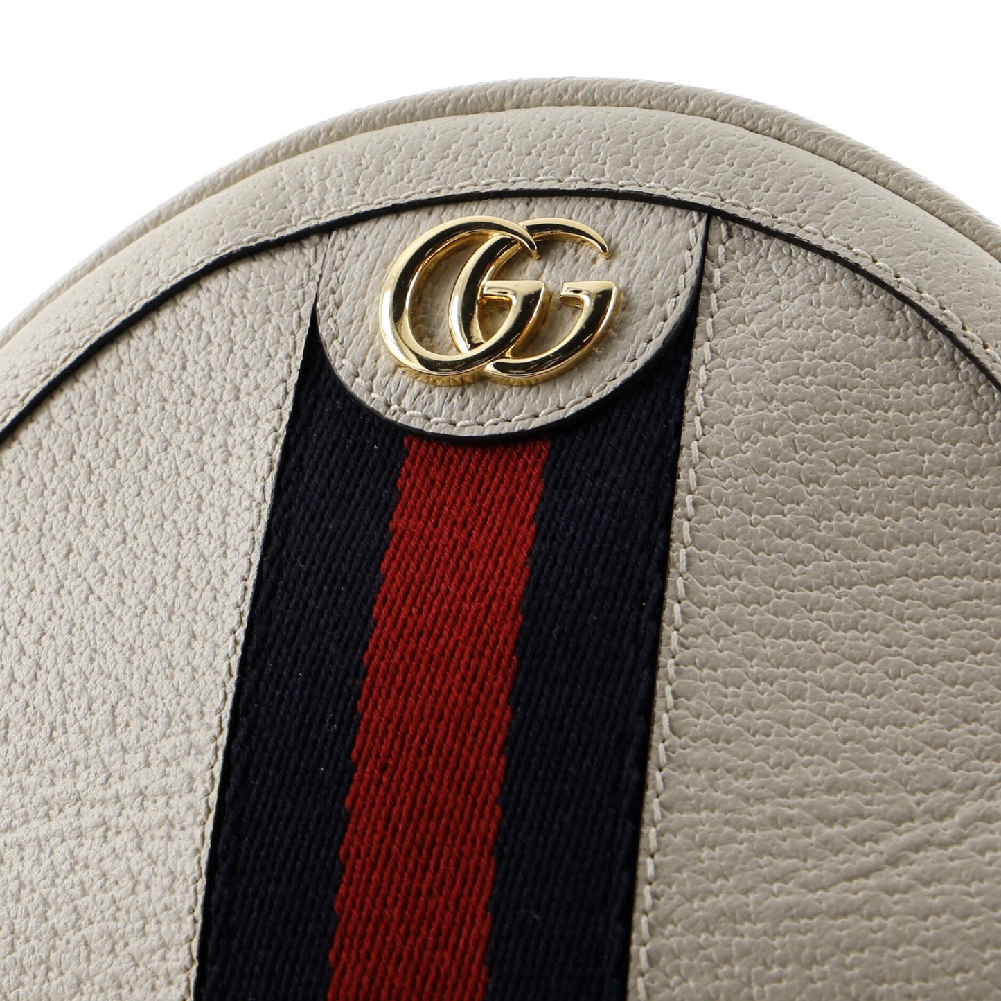 Ophidia Round Backpack Leather Mini