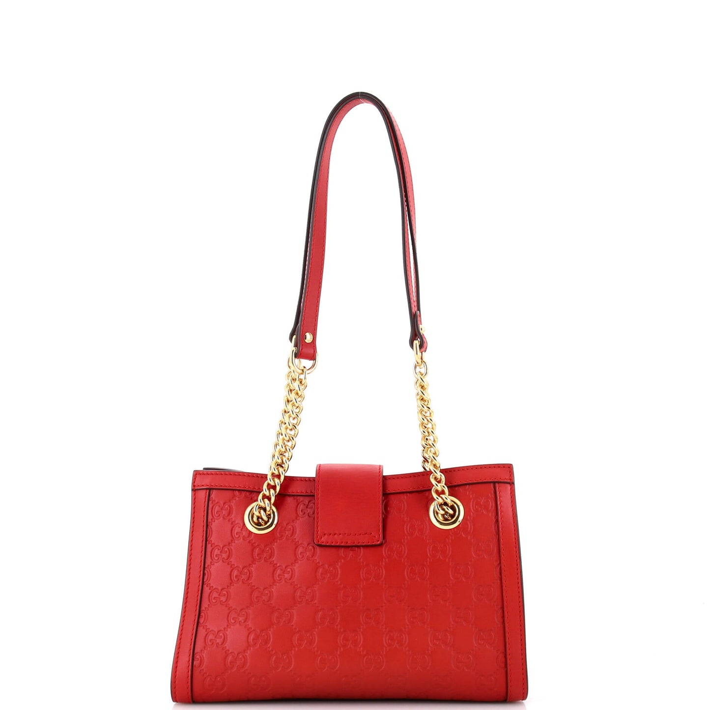 Padlock Chain Tote Guccissima Leather Small