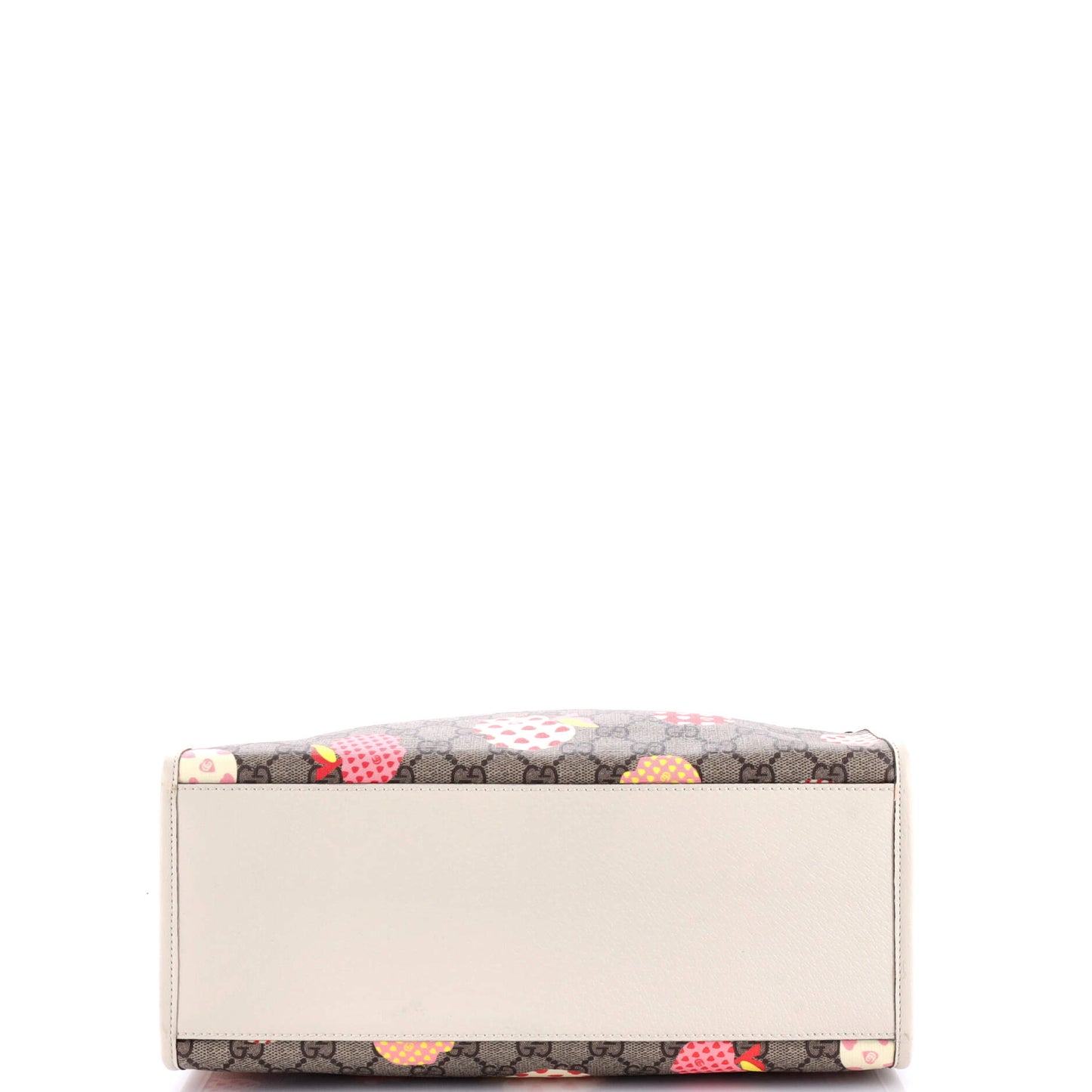 Structured Top Handle Open Tote Printed GG Coated Canvas Small