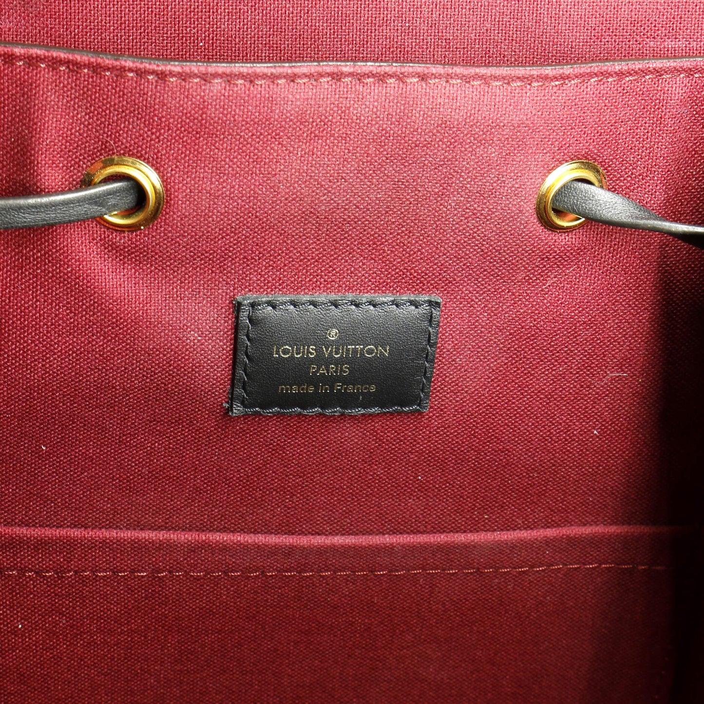 Montsouris NM Backpack Monogram Canvas with Leather PM