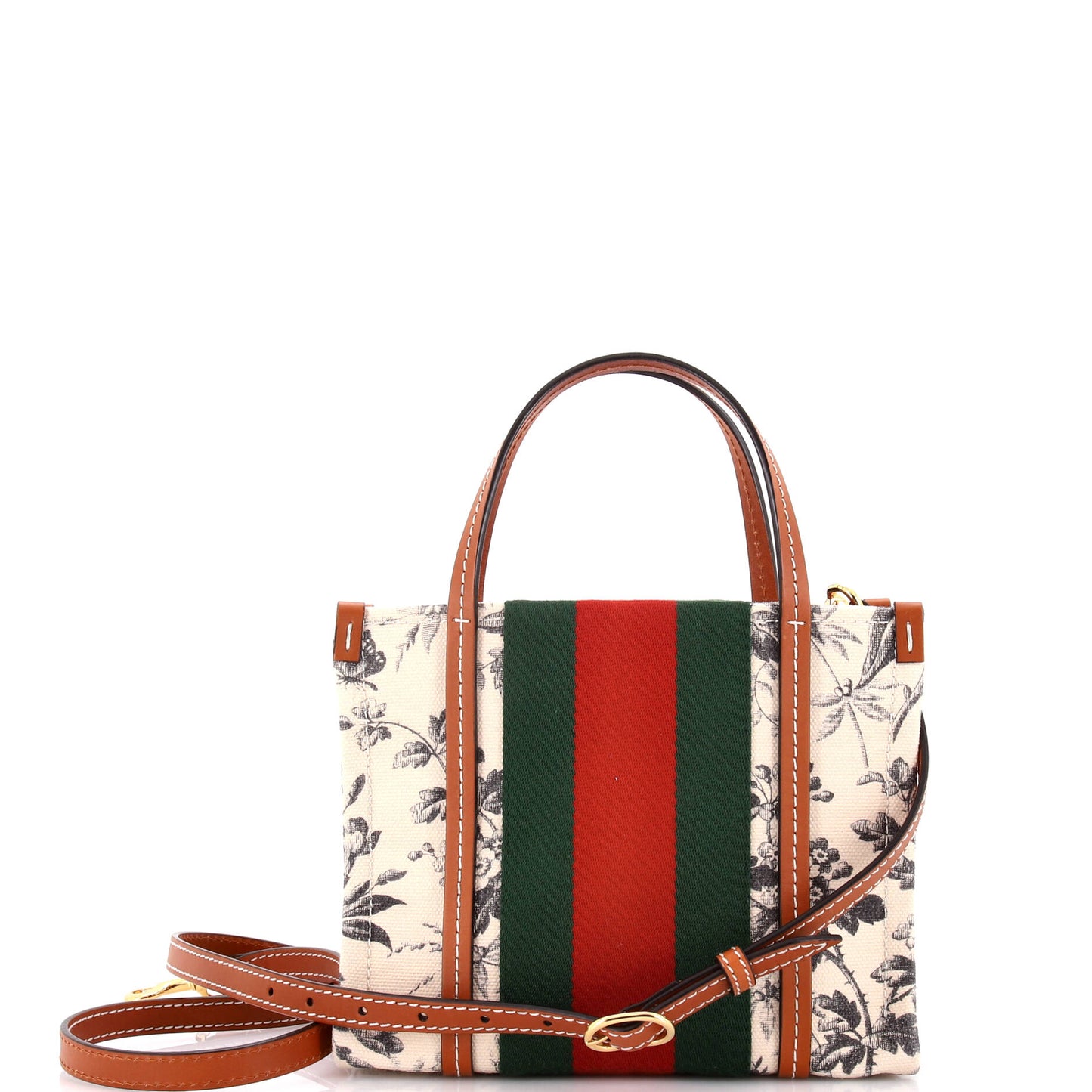 Interlocking G Web Tote Canvas Mini