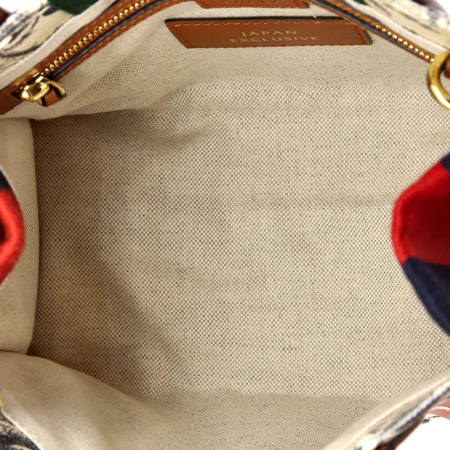 Interlocking G Web Tote Canvas Mini