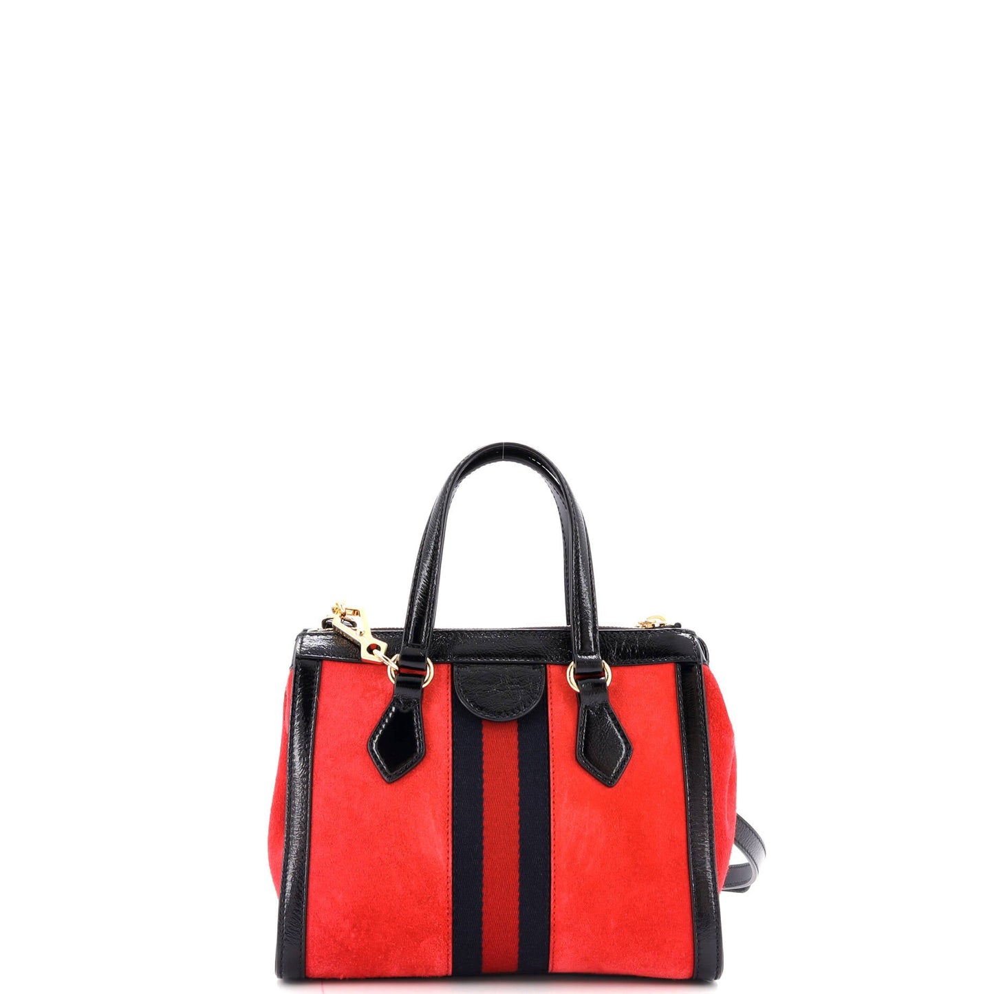 Ophidia Top Handle Tote Suede Small