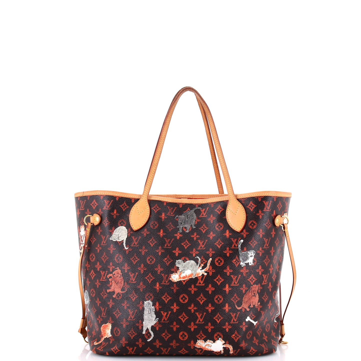 Neverfull NM Tote Limited Edition Grace Coddington Catogram Canvas MM
