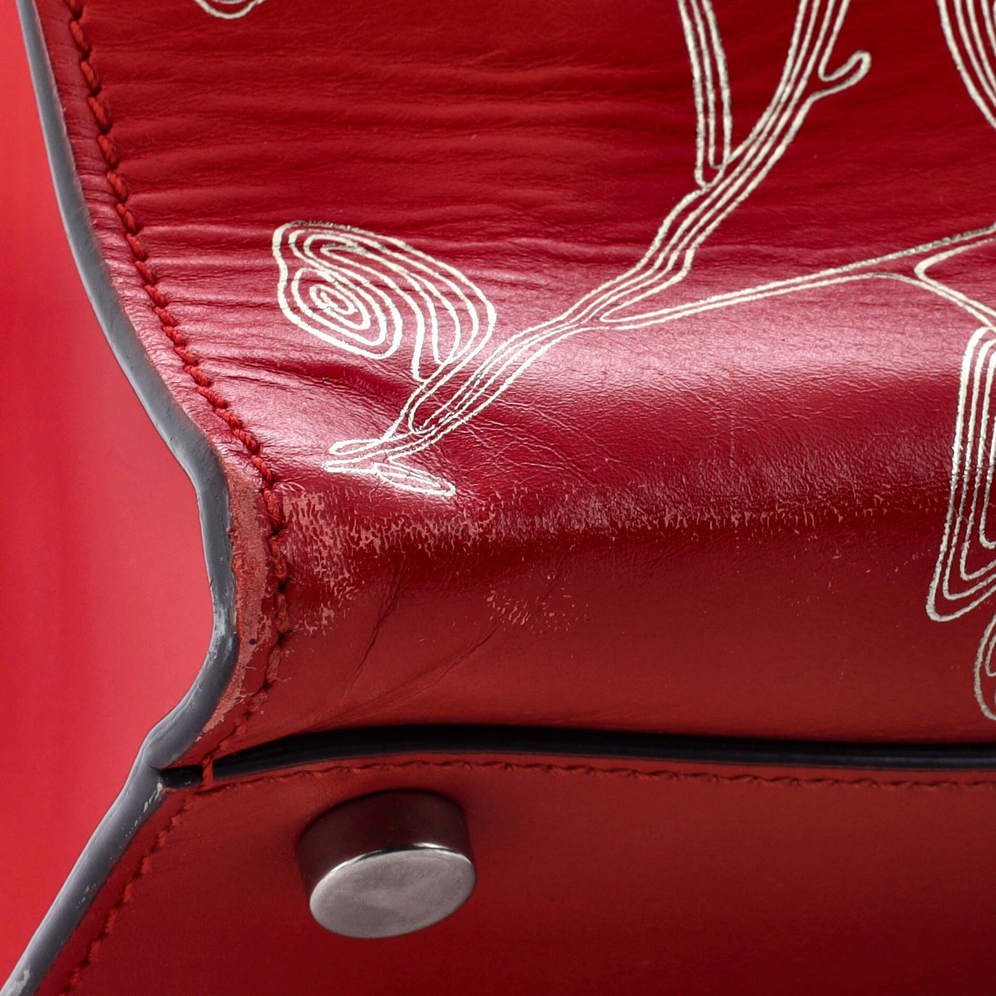 Dionysus Convertible Tote Printed Leather Medium