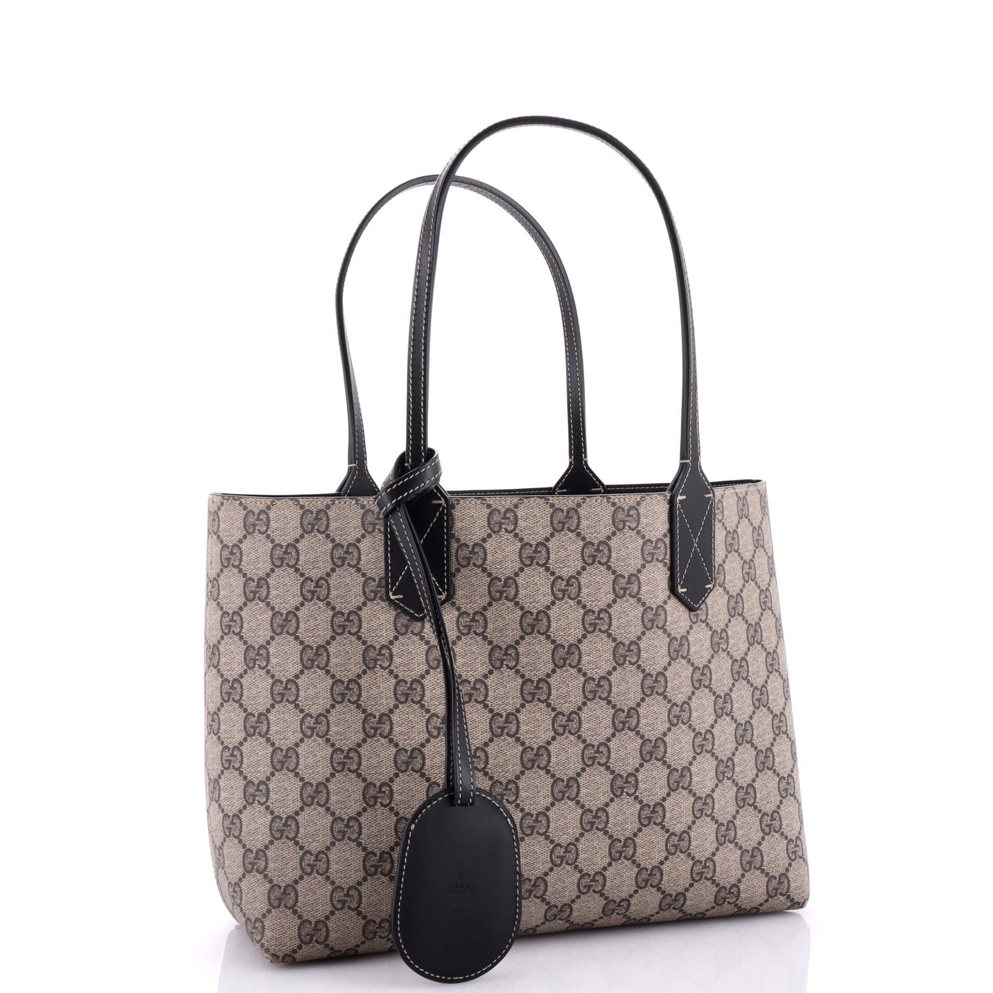 Reversible Tote GG Print Leather Small